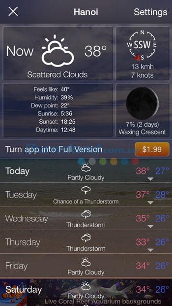 Dự báo thời tiết 10 ngày