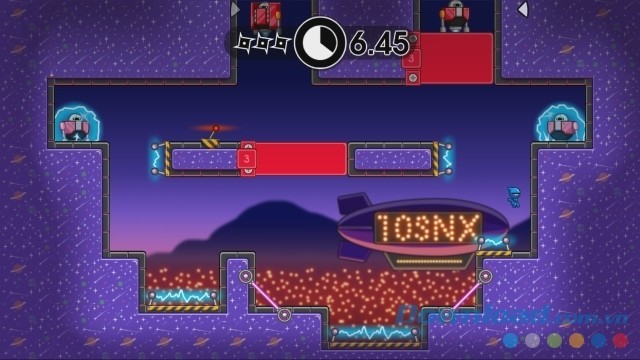 Vượt qua mọi thử thách khó khăn trong game hành động 10 Second Ninja X cho máy tính