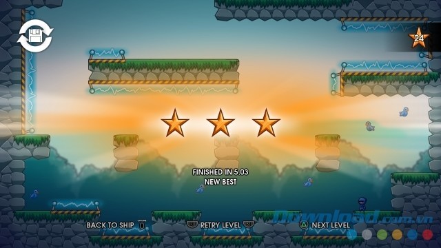 Cố gắng hoàn thành game nhanh nhất có thể