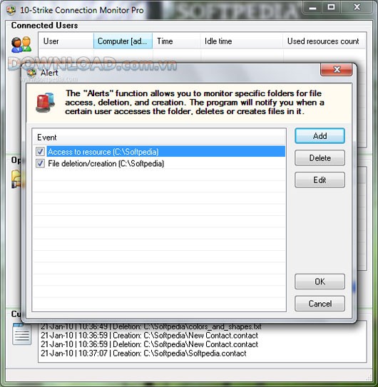 10-Strike Connection Monitor Pro