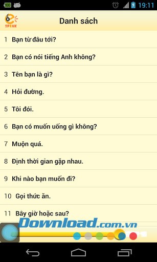 100 đoạn hội thoại tiếng Anh for Android