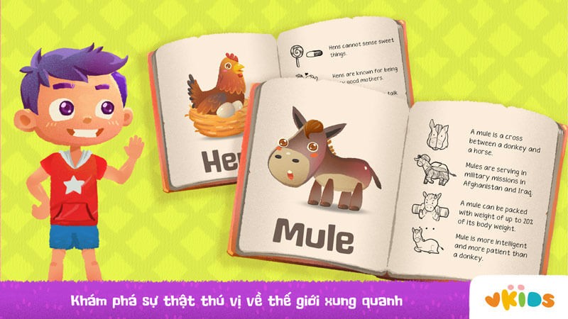 Các bạn nhỏ sẽ được khám phá sự thật thú vị về thế giới xung quanh