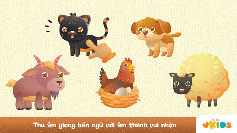 Thu âm giọng nó bản ngữ với âm thanh vui nhộn