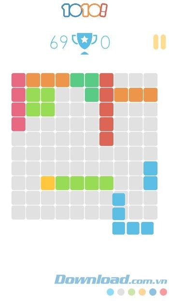 Thả khối gạch vào vị trí bất kỳ