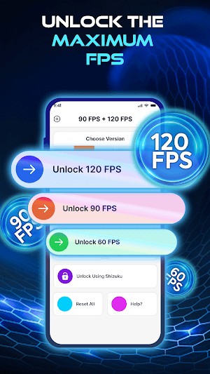 120 FPS GFXSpeedUP giúp bạn mở khóa FPS tối đa của trò chơi