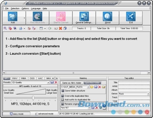 Phần mềm chuyển đổi định dạng audio công nghệ cao