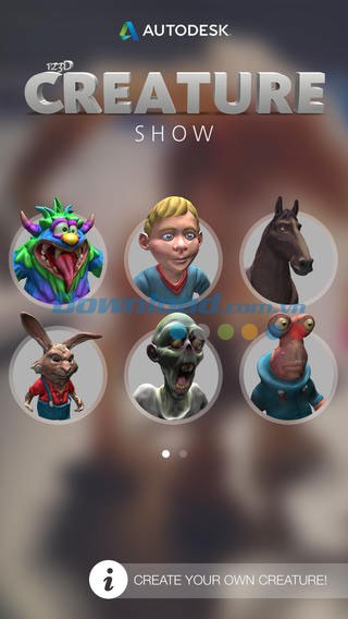 123D Creature Show cho iOS