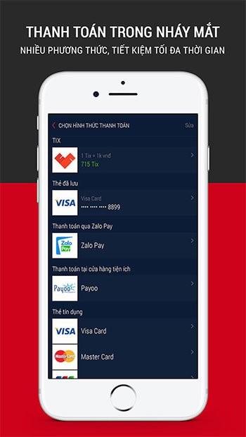 Hình thức thanh toán trên 123Phim đa dạng