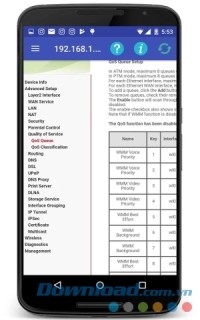 192.168.1.1 - All Router Admin cho Android hỗ trợ nhiều thương hiệu router