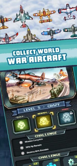 Mở khóa và thu thập nhiều phi cơ khác nhau