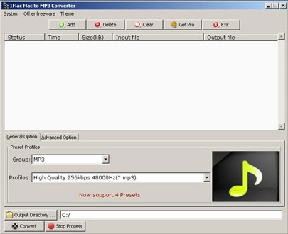 1Flac Flac to MP3 Converter