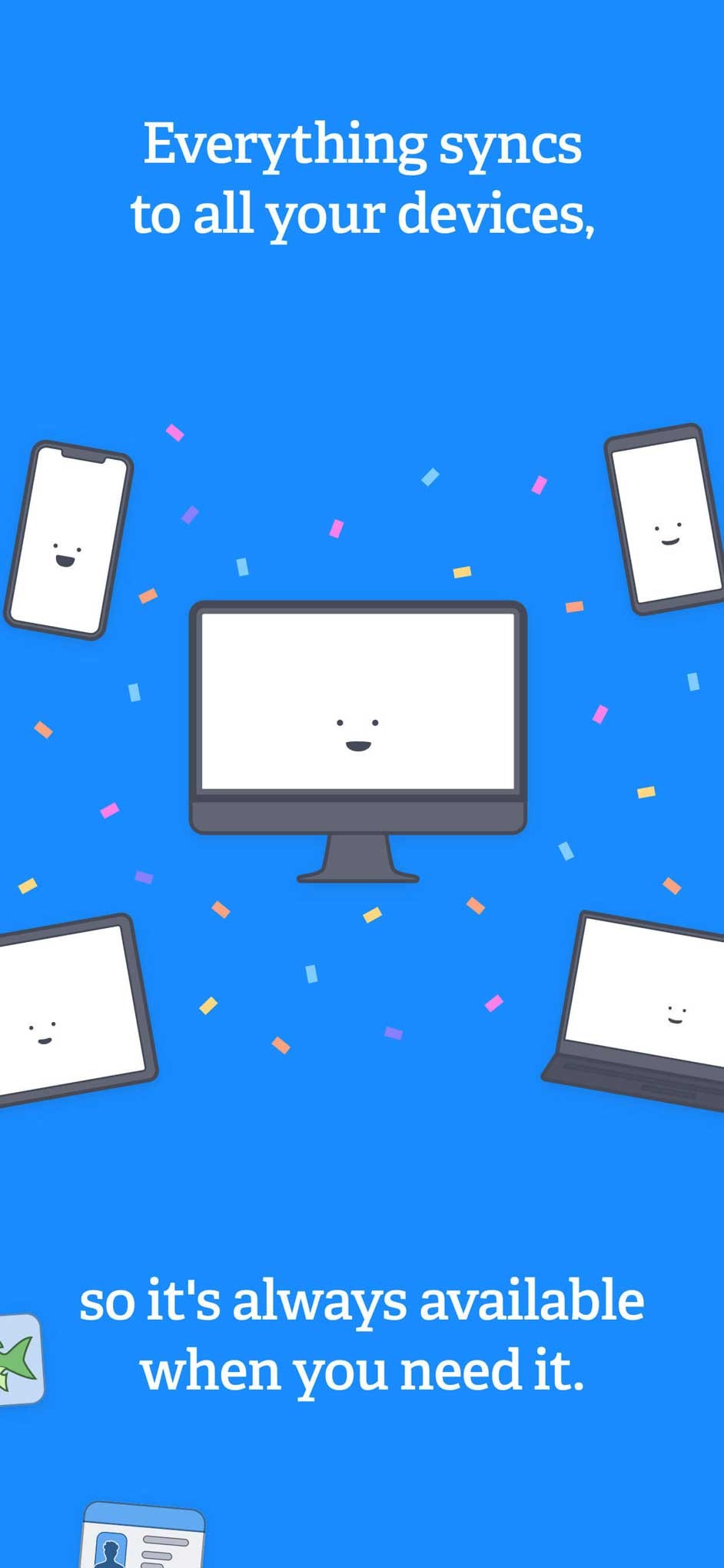 1Password cho iOS đồng bộ dữ liệu nhanh chóng