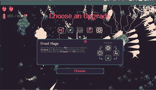 20 Minutes Till Dawn PC cung cấp rất nhiều gói nâng cấp và rune để bạn lựa chọn cho anh hùng, vũ khí của mình