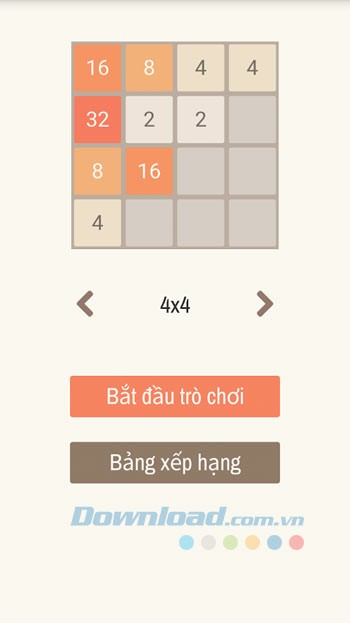 Chơi game 2048