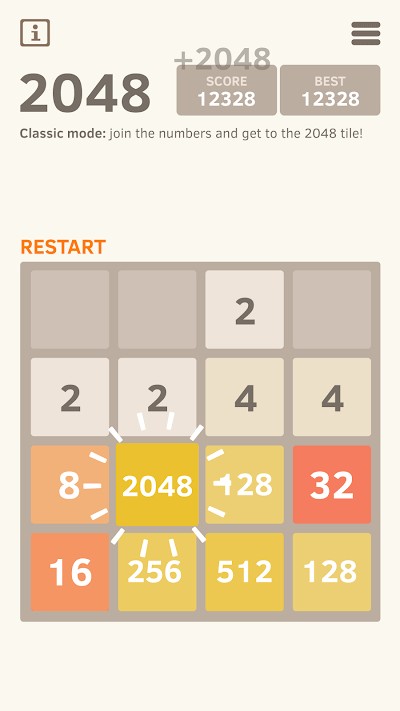 Game 2048 cho Android
