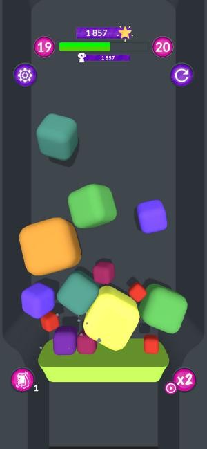 2048 Gums 3D là game ghép hình hấp dẫn