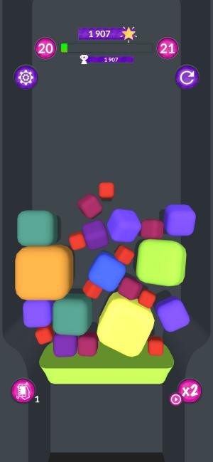 Hợp nhất hai khối đồng màu để tạo khối màu mới có kích thước to hơn