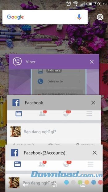 Đăng nhập hai tài khoản với 2Accounts