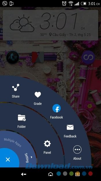 Các tùy chọn của 2Accounts