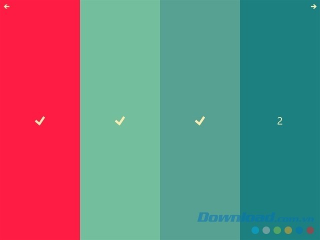 Khám phá các bài chơi giải đố chỉ có ít màu của game trí tuệ cho Windows Phone và máy tính 2Colors