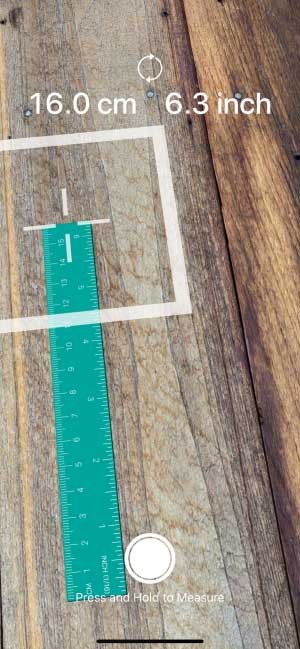 Dùng thước kẻ ảo đo vật thể hay khoảng cách trong thực tế