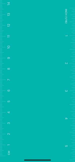 Biến màn hình iPhone thành thước kẻ