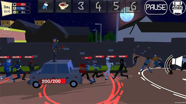 Game cung cấp nhiều loại vũ khí đa dạng để chiến đấu với zombie