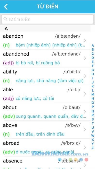 Từ điển tiếng Anh