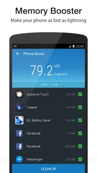 360 Cleaner cho Android tăng tốc bộ nhớ