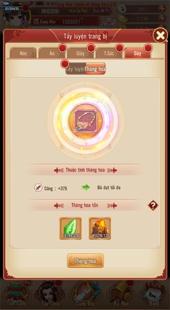 Thăng hoa trang bị 3