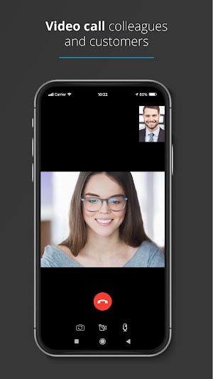 Video call với đồng nghiệp và khách hàng