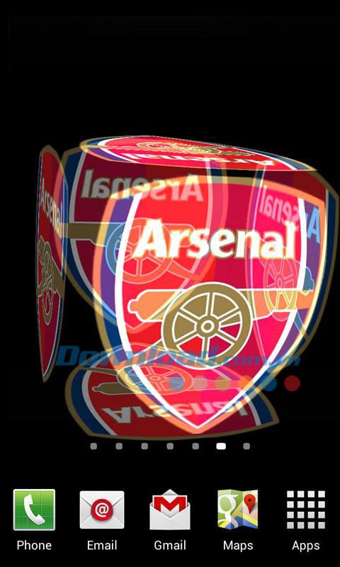3D Arsenal Live Wallpaper for Android