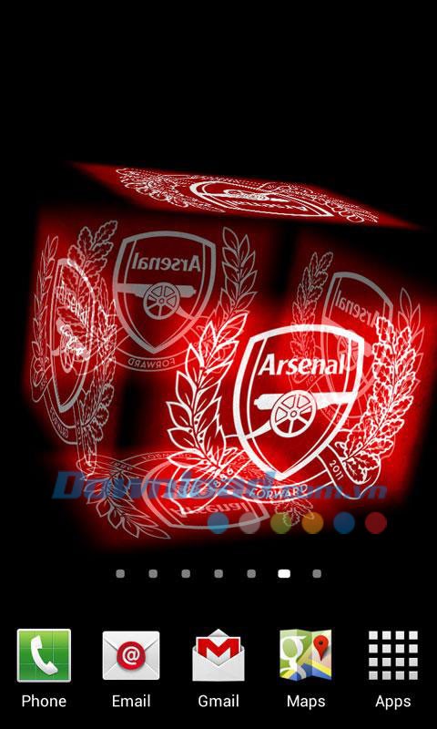 3D Arsenal Live Wallpaper for Android