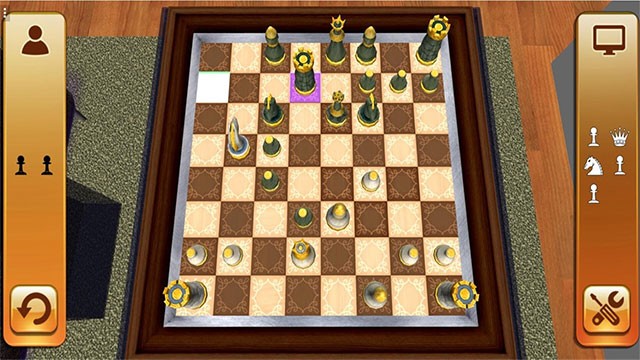 Game cờ vua 3D đồ họa sống động, chân thực
