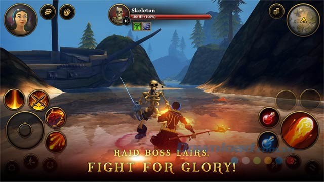 Raid boss để kiếm trang bị