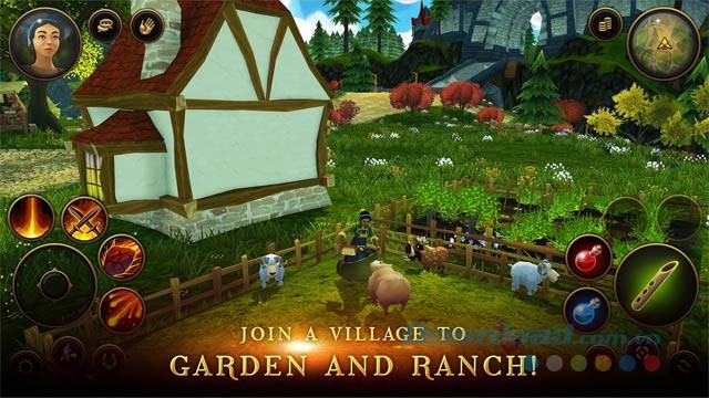 Làm vườn cùng dân làng