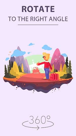 Xoay để các mảnh ghép vào đúng vị trí