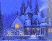 3D Snowy Cottage Screensaver - Giáng sinh an lành