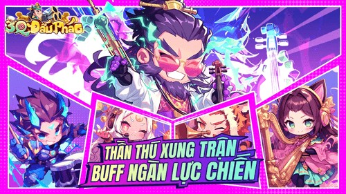 Có tính năng Thần thú xung trận giúp buff ngàn lực chiến