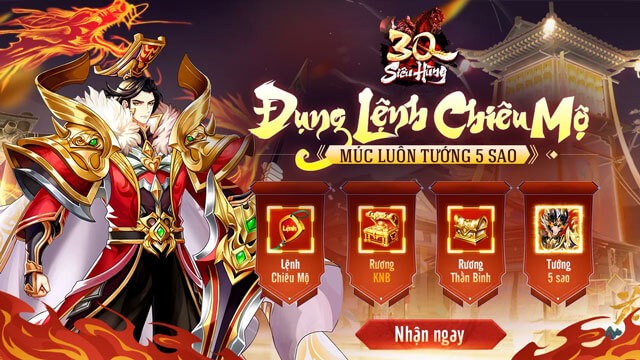 3Q Siêu Hùng - Chiêu mộ tướng, tạo đội hình chiến đấu