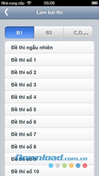 450 câu lý thuyết sát hạch ôtô for iOS