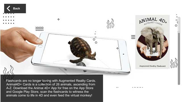 Các tấm bìa flashcard trở nên thú vị hơn bao giờ hết với ứng dụng 4D+