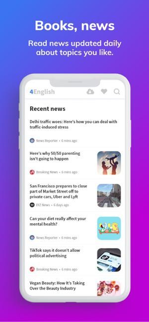 4English cho bạn học tiếng Anh thông qua đọc tin tức