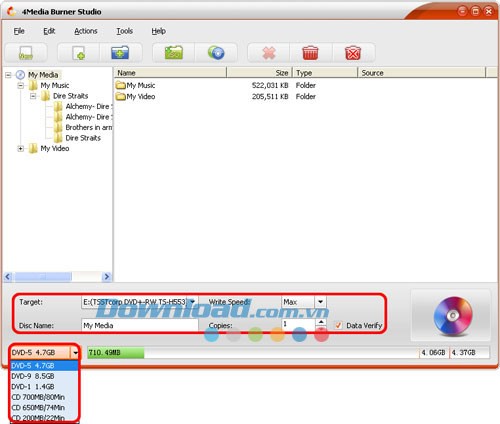 4Media Burner Studio