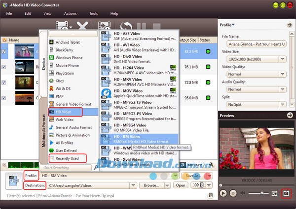 4Media HD Video Converter