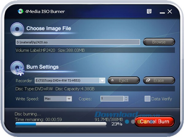4Media ISO Burner