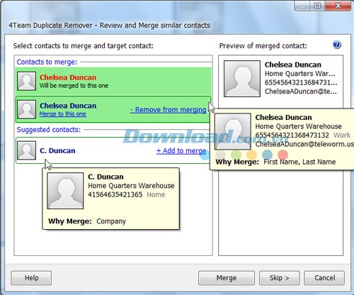 4Team Duplicate Remover