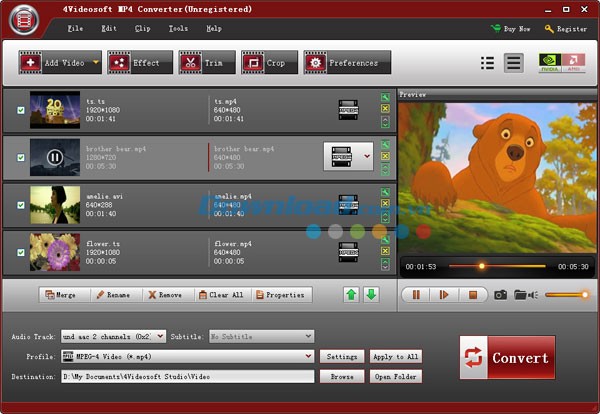 4Videosoft MP4 Converter