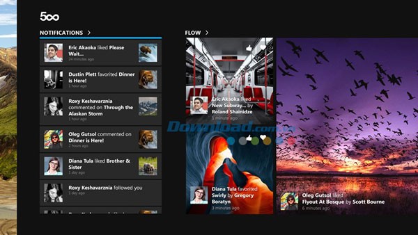 500px for Windows 8