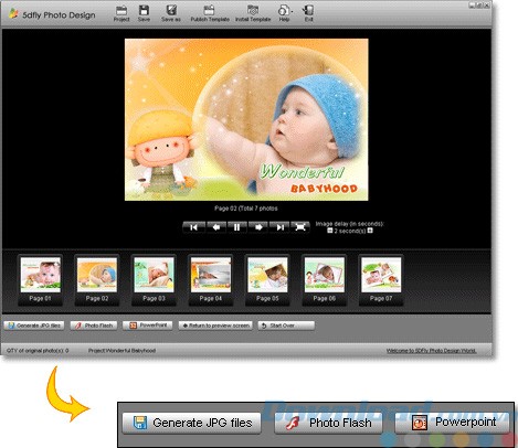 Sử dụng mẫu có sẵn